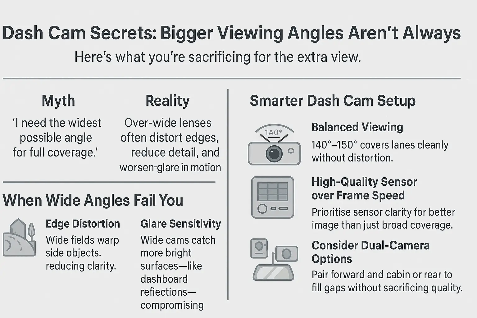 Dash Cam Secrets Why a Bigger Viewing Angle Isn’t Always the Best Choice
