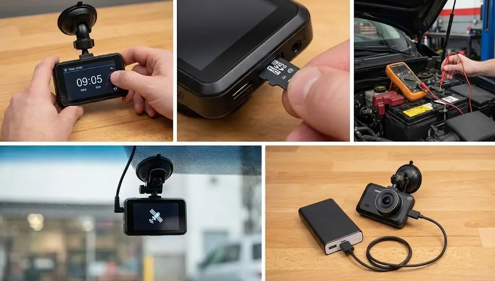 Dash cam metadata checklist