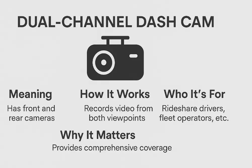 Dual Channel Dash Cam Meaning How It Works, Who It's For, and Why It Matters