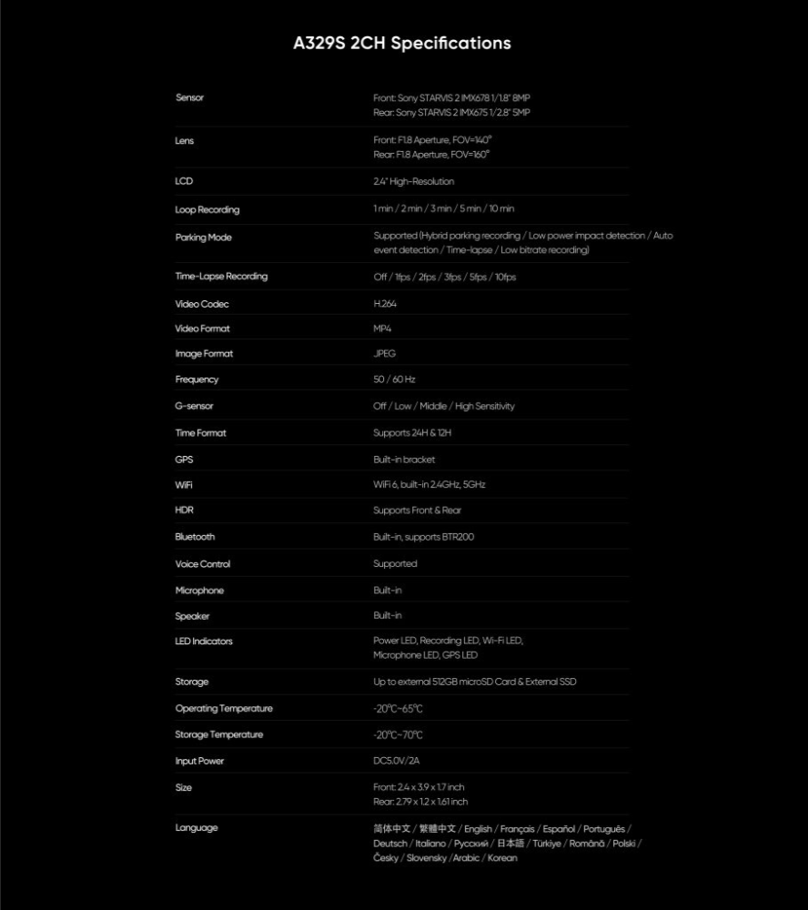 Viofo A329S 2CH + CPL filter Picture 36