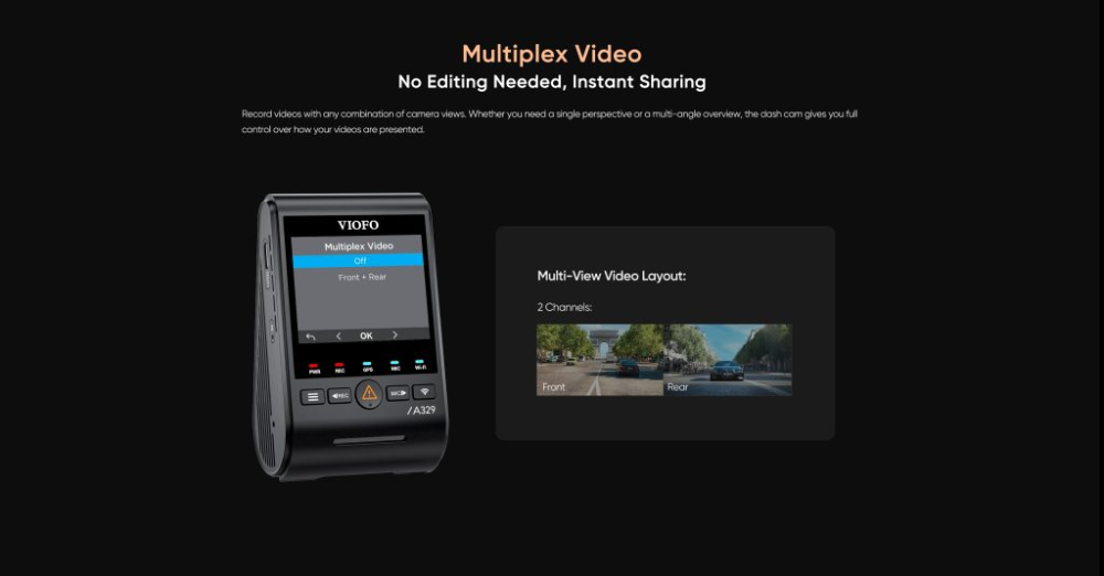 Viofo A329S 3CH Picture 19