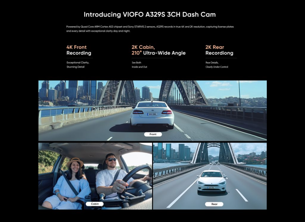 Viofo A329S 3CH Picture 4