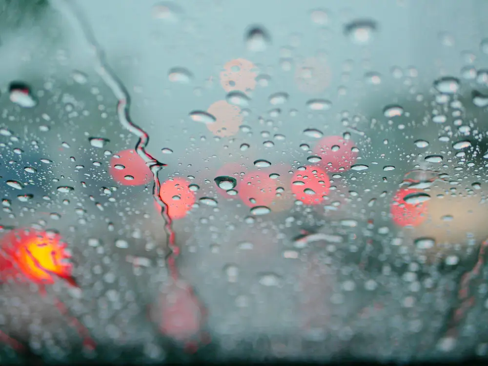 When Rain Meets Glass