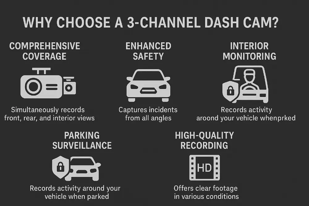 Why Get a 3 Channel Dash Cam See the Full Picture Before It's Too Late