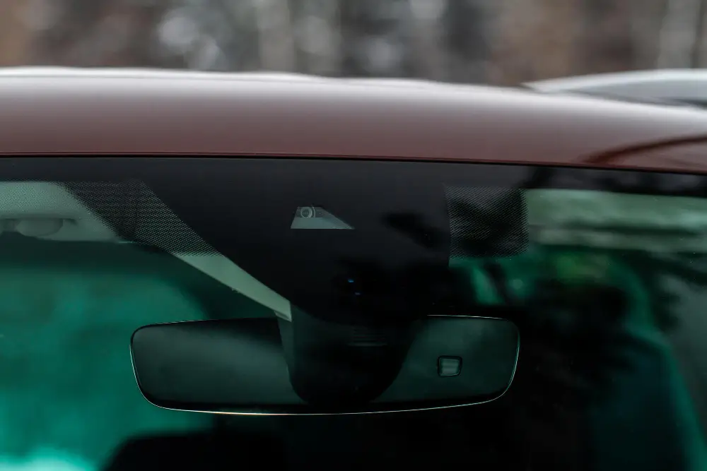 dash cam and tinted windows