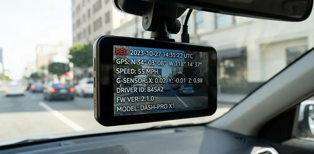 dash cam metadata